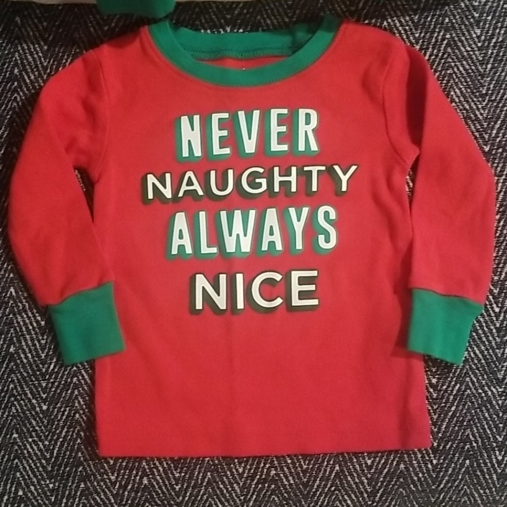 Carters Xmas Pajamas size 12months - Picture 2 of 4